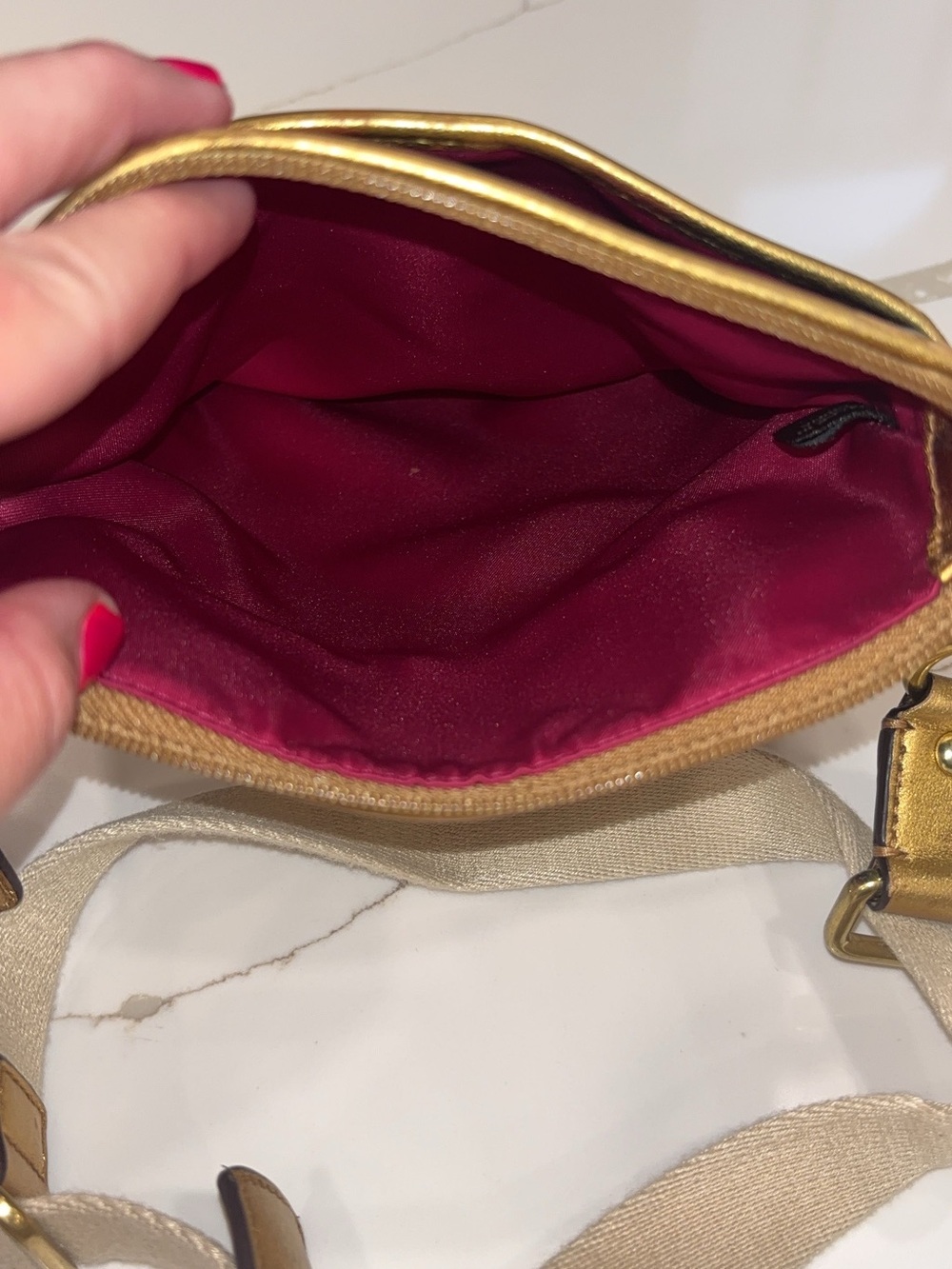 Coach Julia Stripe Legacy Crossbody Bag - Picture 7 of 7